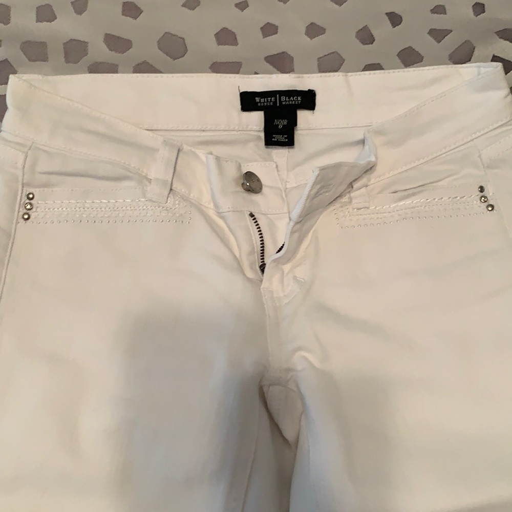 White/Black capris!